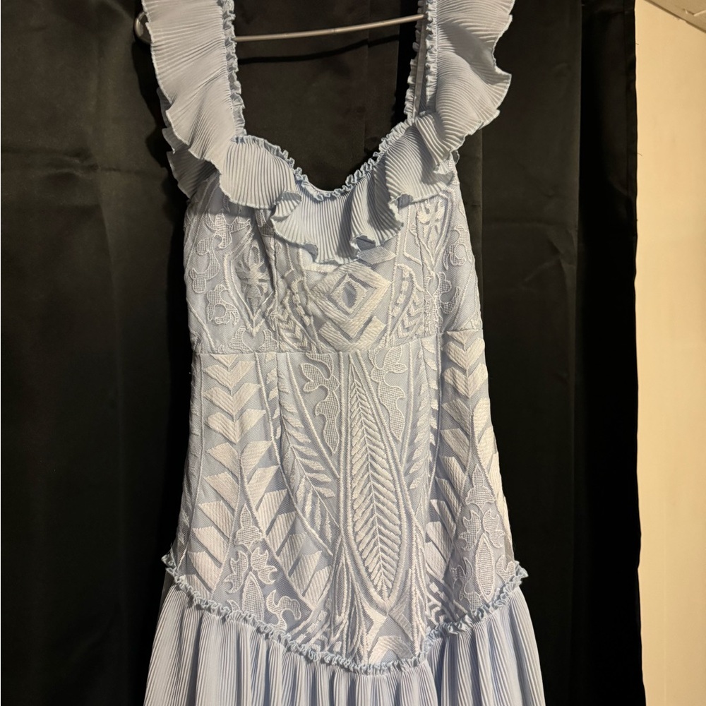 Sadie & Sage Light Blue Mini Dress